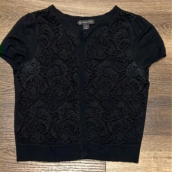 🌼FOR BUNDLE ONLY 🌼I.N.C International Consepts Lace Cardigan - Picture 2 of 9